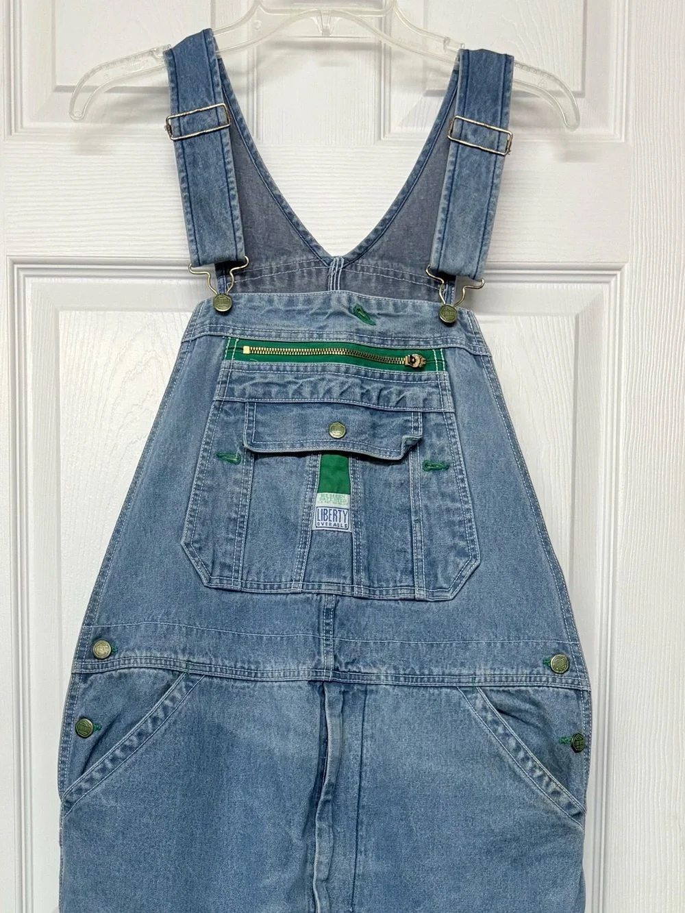 Liberty Denim Bib Overalls Blue Classic Carpenter 38x32